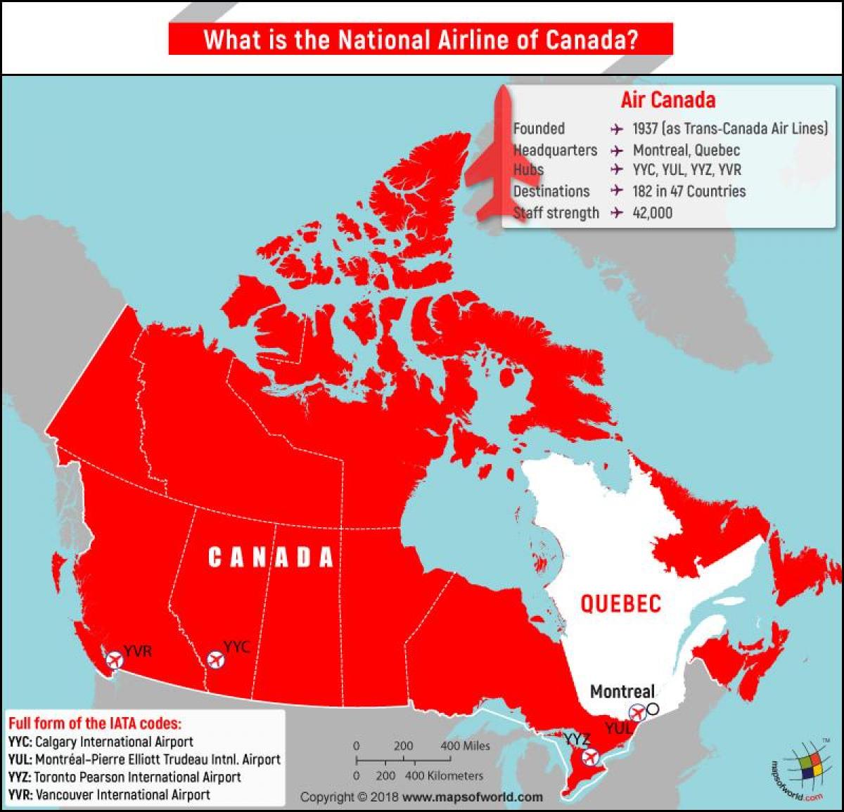 Karte von vancouver airport air canada