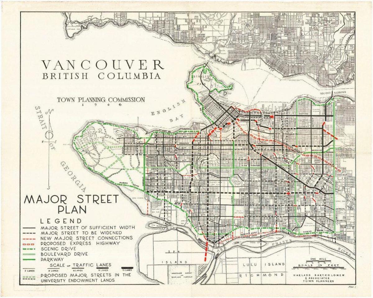 Karte von vintage-vancouver