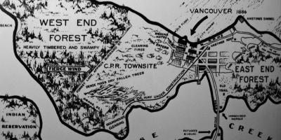 Karte von alt-vancouver