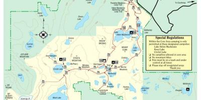 Karte von vancouver island provincial parks