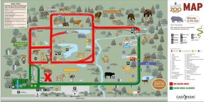 Karte von vancouver zoo